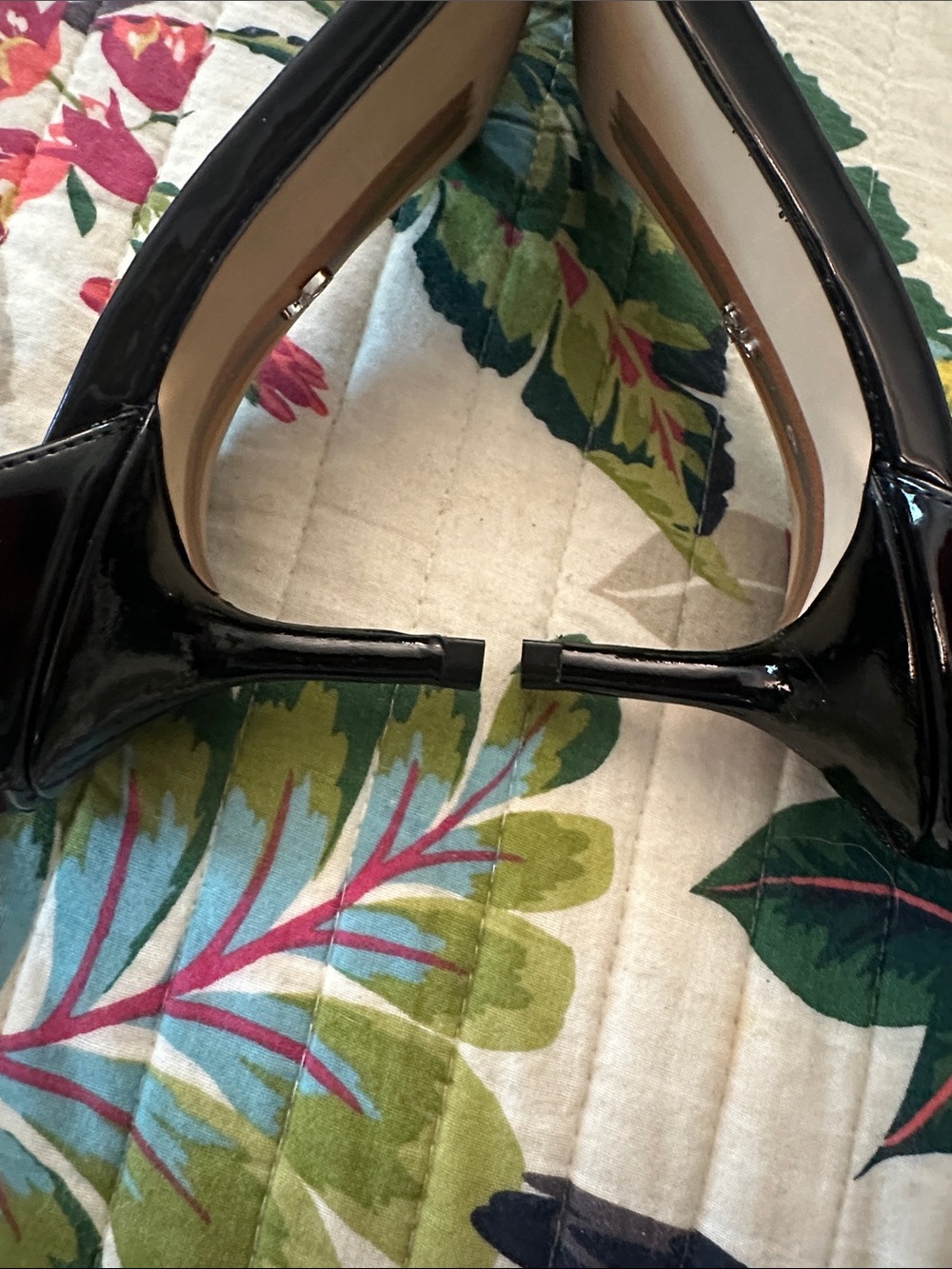 Sam Edelman Patent Leather Minimalist Ankle Strap Heels - Picture 5 of 7